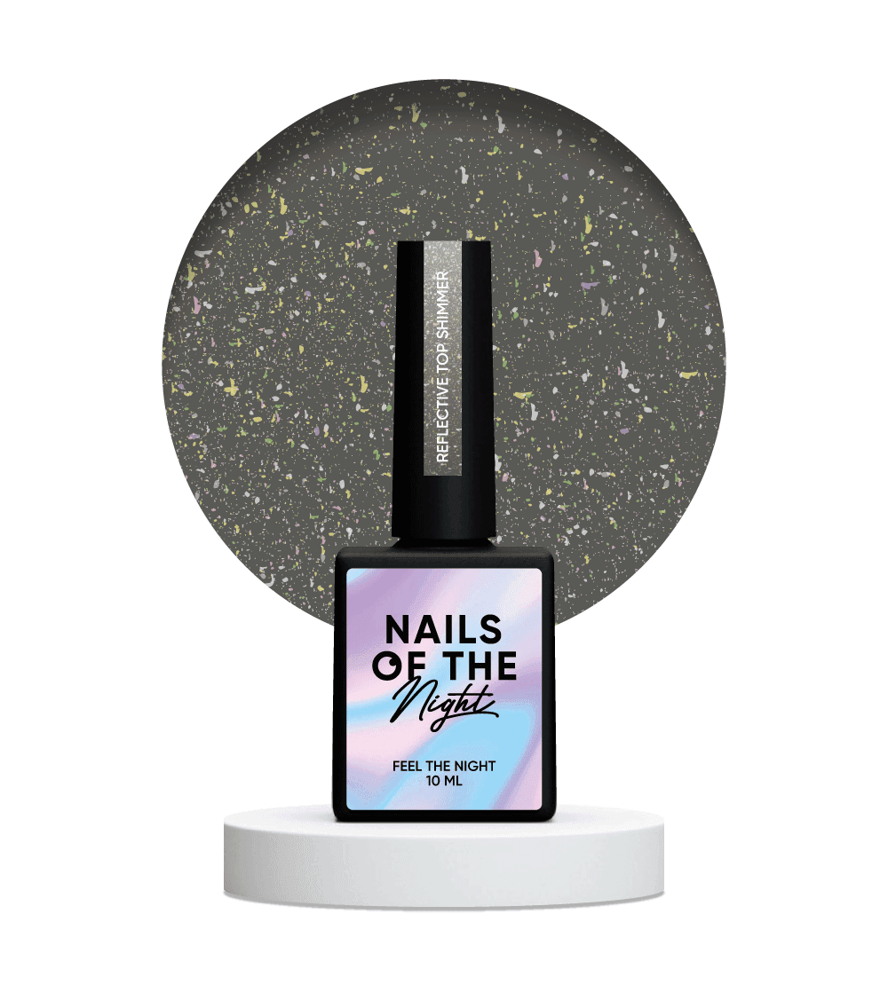 NAILSOFTHENIGHT Reflective top Holographic