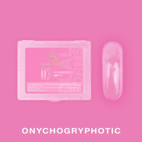 Moldes Dual Nail Forms Onychogryphotic, Luna Moon