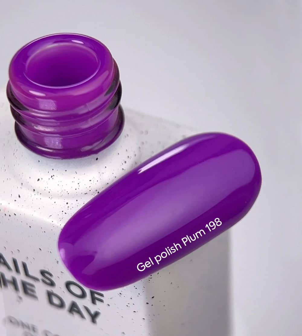 NAILSOFTHEDAY Gel polish Plum-198 - Imagen 2