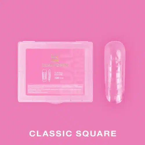 Moldes Dual Nail Forms Classic Square, Luna Moon