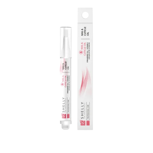 Aceite para uñas y cutículas Shelly con extracto de fresa y vitamina E – 3 ml