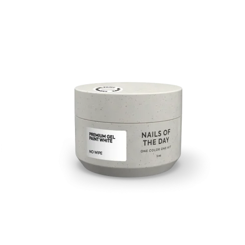 NAILSOFTHEDAY Premium Gel Paint White No Wipe