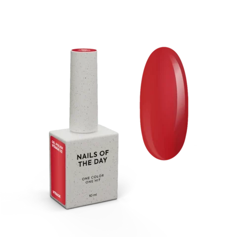 NAILSOFTHEDAY Gel Polish Vitrage 02 — rojo intenso, 10 ml