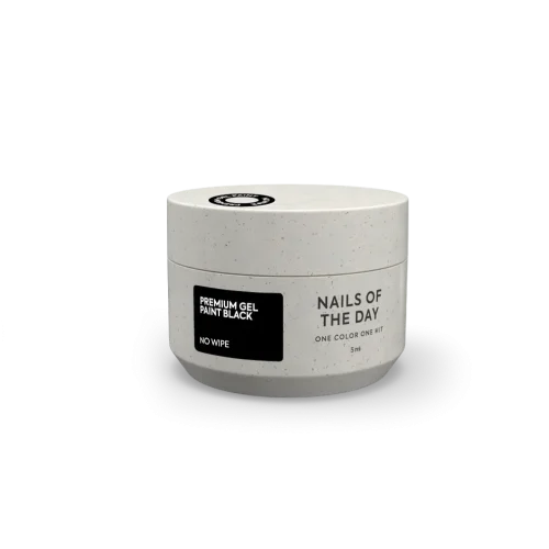 NAILSOFTHEDAY Premium Gel Paint Black No Wipe