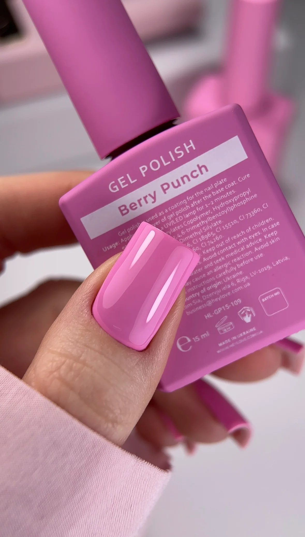 HeyLove, Esmalte Semipermanente, Berry Punch - Imagen 3