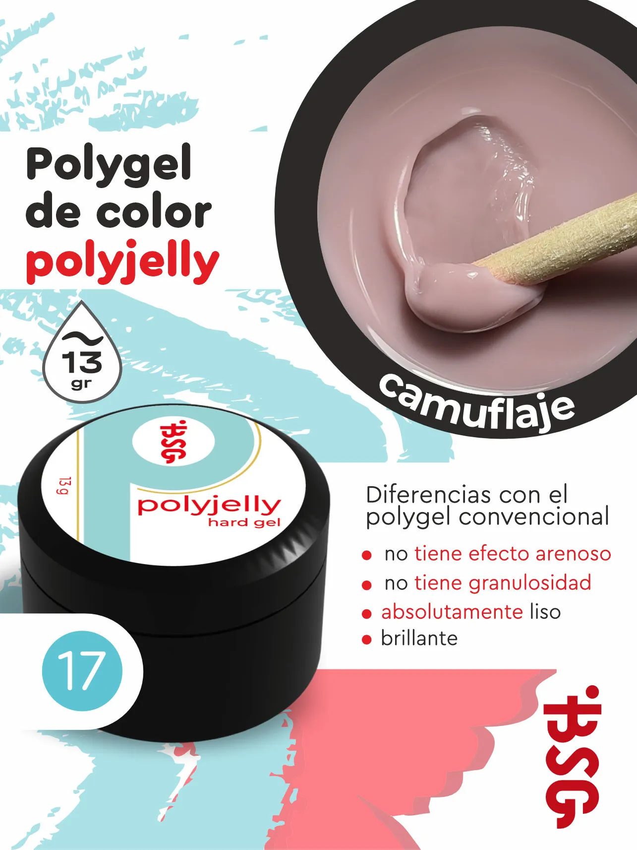 BSG Polygel Polygelly 17 (13 g)