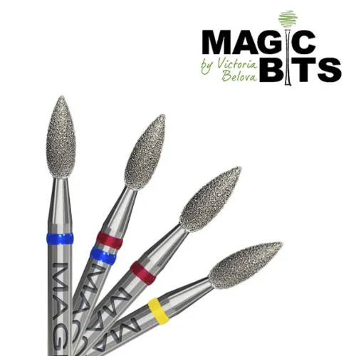 Biotech Fresa de diamante llama 2,7 mm abombada