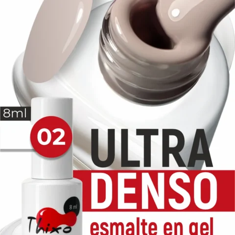 BSG Gel Polish Thixo Nº02 – Soft Dusty Taupe Nude, 8 ml