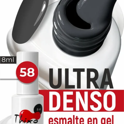 BSG Gel Polish Thixo Nº58 – Graphite Gray, 8 ml