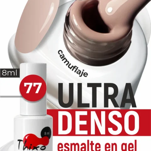 BSG Gel Polish Thixo Nº77 – Nude Beige, 8 ml