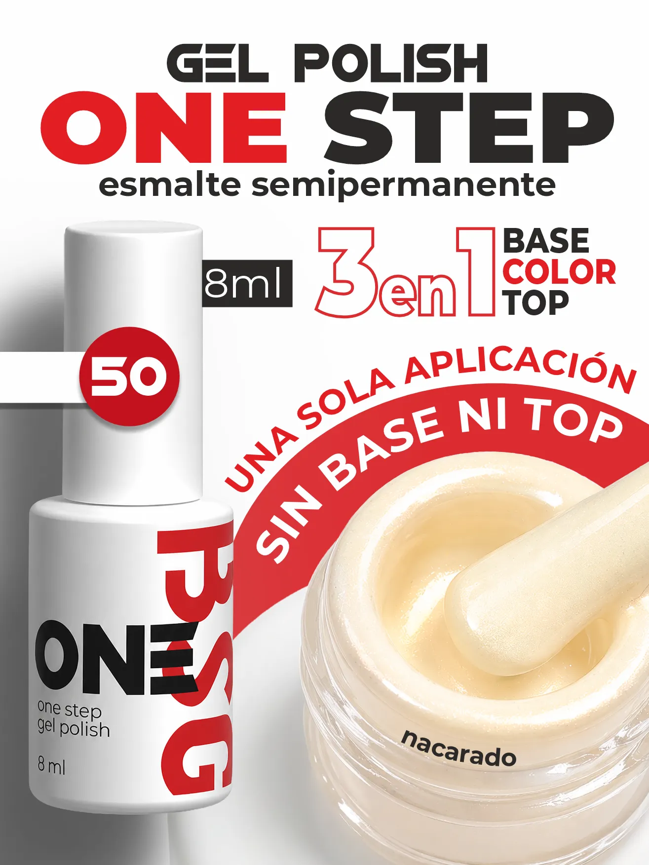 BSG One Step Gel Polish #50 (8 ml)