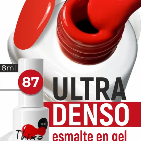 BSG Gel Polish Thixo Nº87 – Scarlet Red, 8 ml