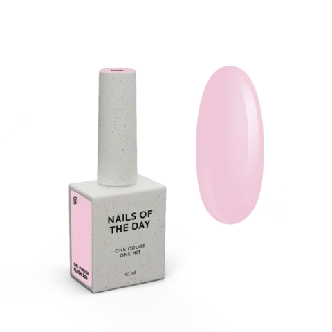NAILSOFTHEDAY Gel Polish Blush 206 – Rosa Suave · Cobertura en una Capa · 10 ml