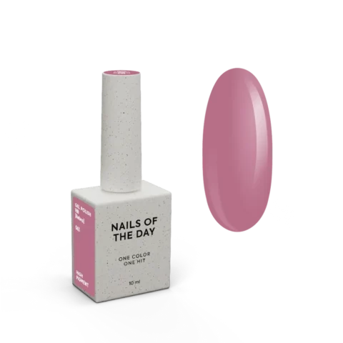 NAILSOFTHEDAY Gel Polish Rib [Rebra] 063 – Nude Rosado · Cobertura en una Capa · 10 ml